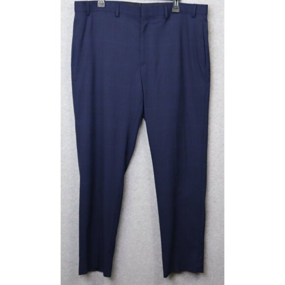 Marc New York Casselman Mens 37W‎ X 32L Dress Pants Dark Blue New